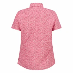 Damen Kurzarm-Bluse mit Karomuster><noscript><img width=