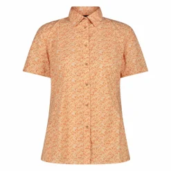 Damen Kurzarm-Bluse mit Karomuster><noscript><img width=