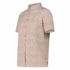 Damen Kurzarm-Bluse mit Karomuster><noscript><img width=