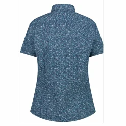 Damen Kurzarm-Bluse mit Karomuster><noscript><img width=