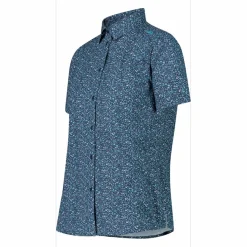 Damen Kurzarm-Bluse mit Karomuster><noscript><img width=