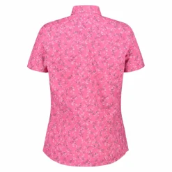 Damen Kurzarm-Bluse mit Karomuster><noscript><img width=