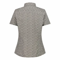 Damen Kurzarm-Bluse mit Karomuster><noscript><img width=