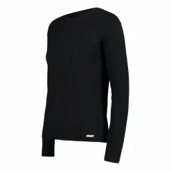 Damen Langarm Unterwäsche mit Rundhalsausschnitt><noscript><img width=
