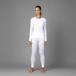 Damen Langarm Unterwäsche mit Rundhalsausschnitt><noscript><img width=