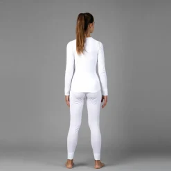 Damen Langarm Unterwäsche mit Rundhalsausschnitt><noscript><img width=