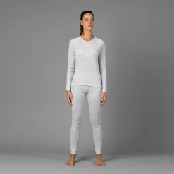 Damen Langarm Unterwäsche mit Rundhalsausschnitt><noscript><img width=