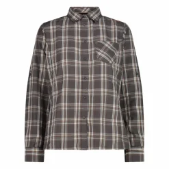 Damen Langarm-Bluse mit Karomuster>CMP Online