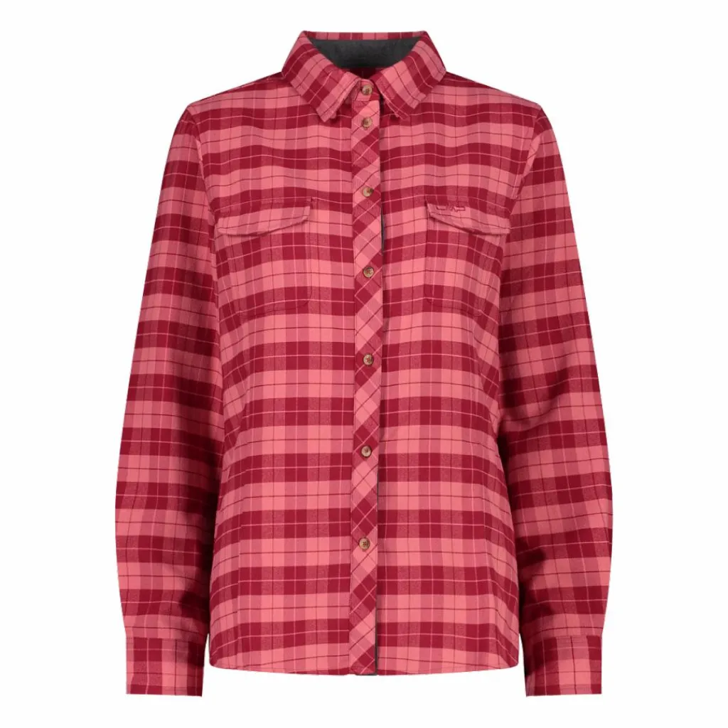 Damen Langarmhemd aus recyceltem Polyester>CMP Clearance