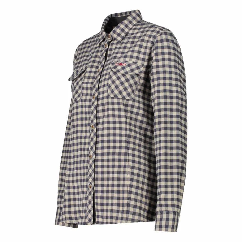 Damen Langarmhemd aus recyceltem Polyester>CMP Clearance