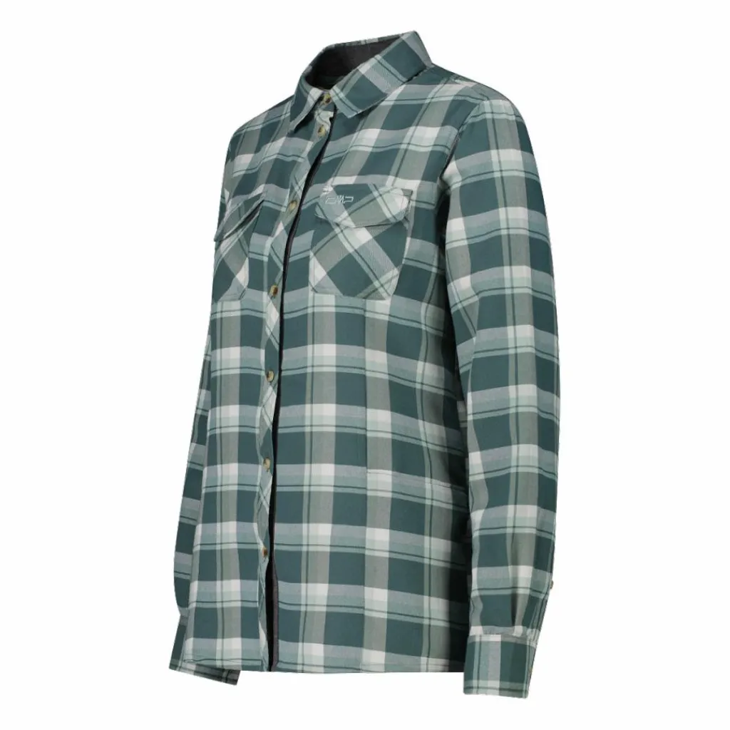 Damen Langarmhemd aus recyceltem Polyester>CMP Clearance