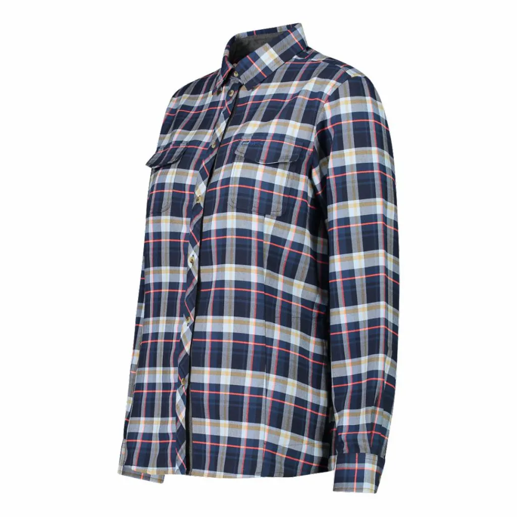 Damen Langarmhemd aus recyceltem Polyester>CMP Clearance