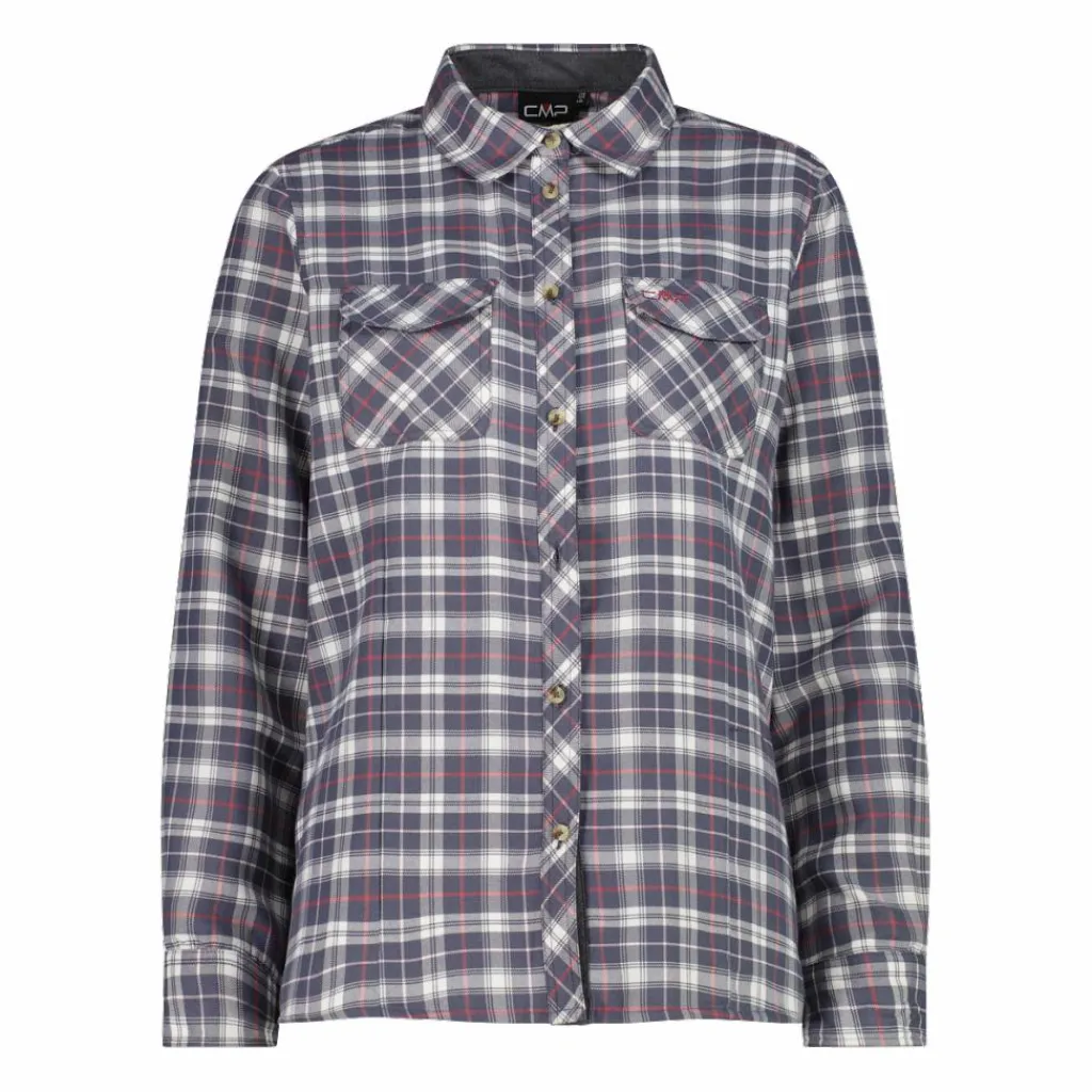 Damen Langarmhemd aus recyceltem Polyester>CMP Clearance