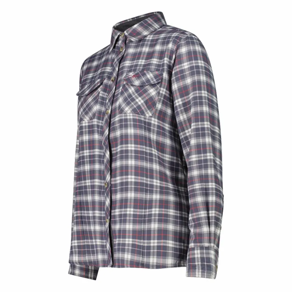 Damen Langarmhemd aus recyceltem Polyester>CMP Clearance