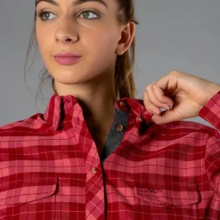 Damen Langarmhemd aus recyceltem Polyester><noscript><img width=