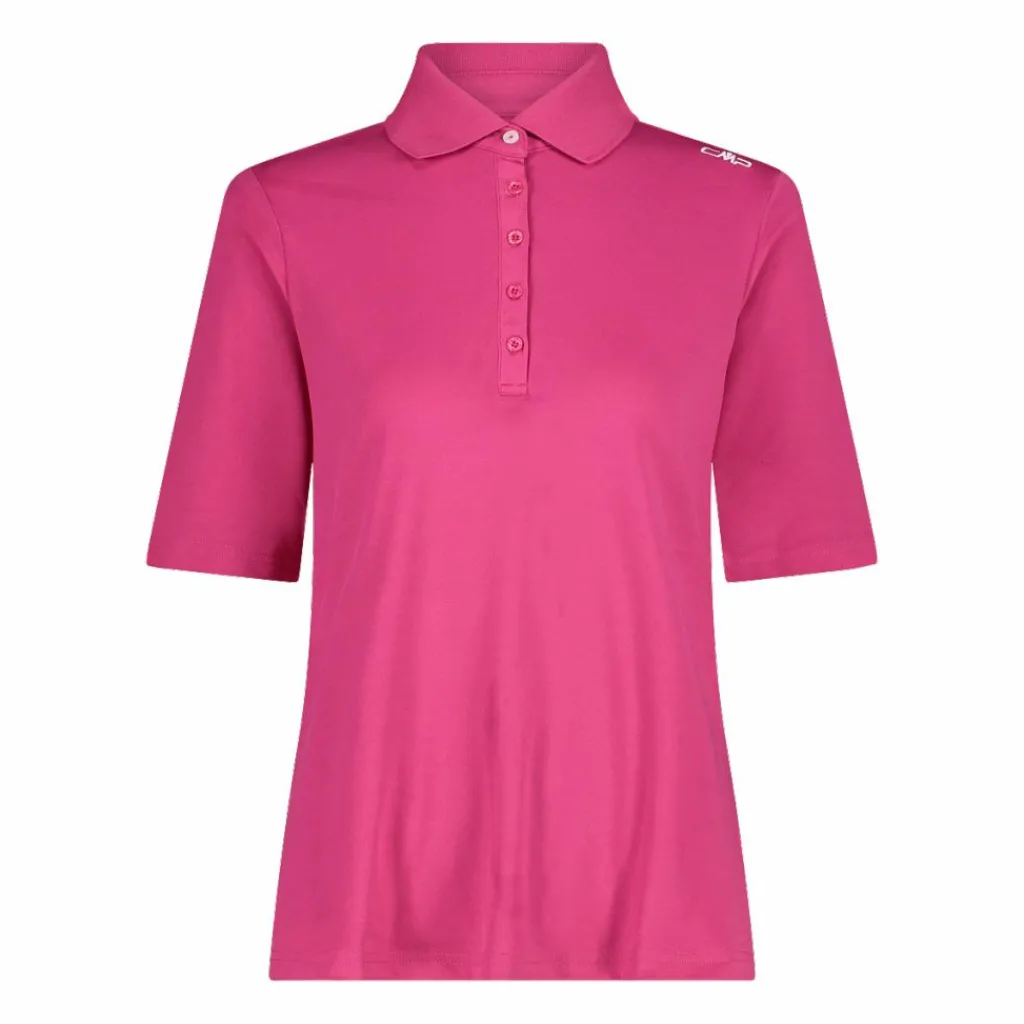 Damen Poloshirt aus Stretch-Piqué in Uni>CMP Outlet
