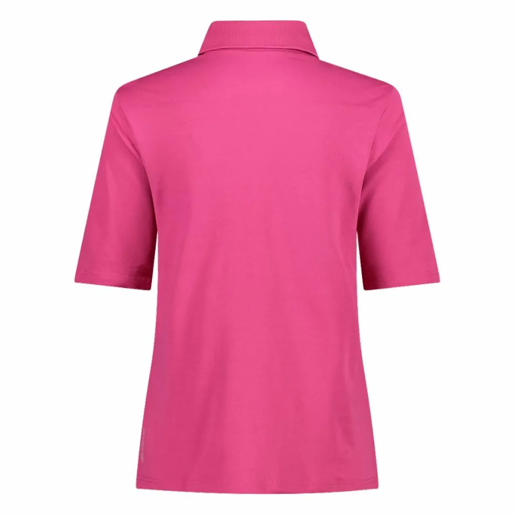 Damen Poloshirt aus Stretch-Piqué in Uni>CMP Outlet