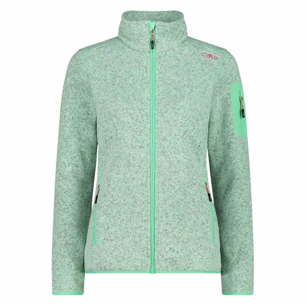 Damen schweres Fleecejacke Knit-Tech Meliert>CMP New
