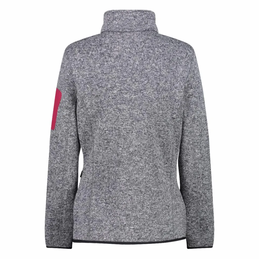 Damen schweres Fleecejacke Knit-Tech Meliert>CMP New