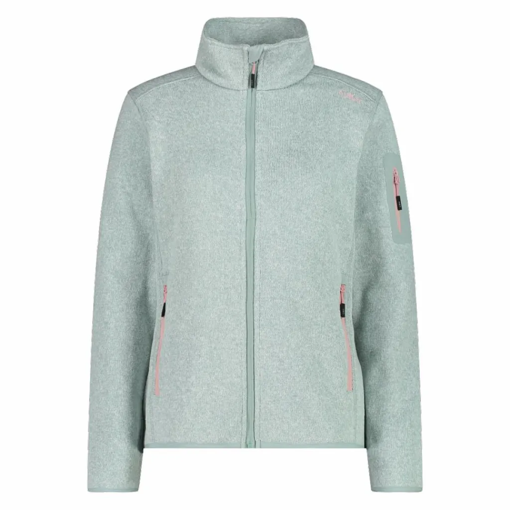 Damen schweres Fleecejacke Knit-Tech Meliert>CMP New