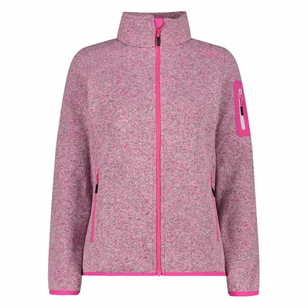 Damen schweres Fleecejacke Knit-Tech Meliert>CMP New