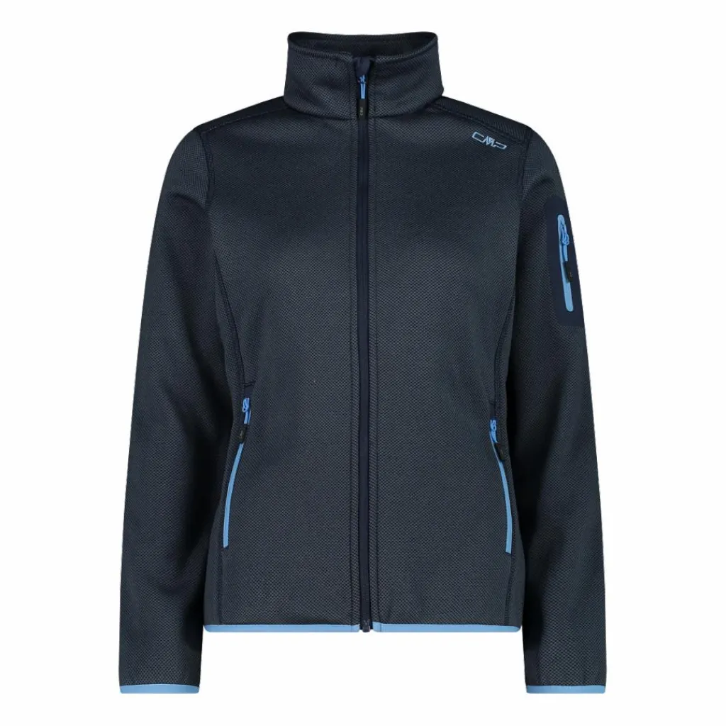 Damen schweres Fleecejacke Knit-Tech Meliert>CMP New