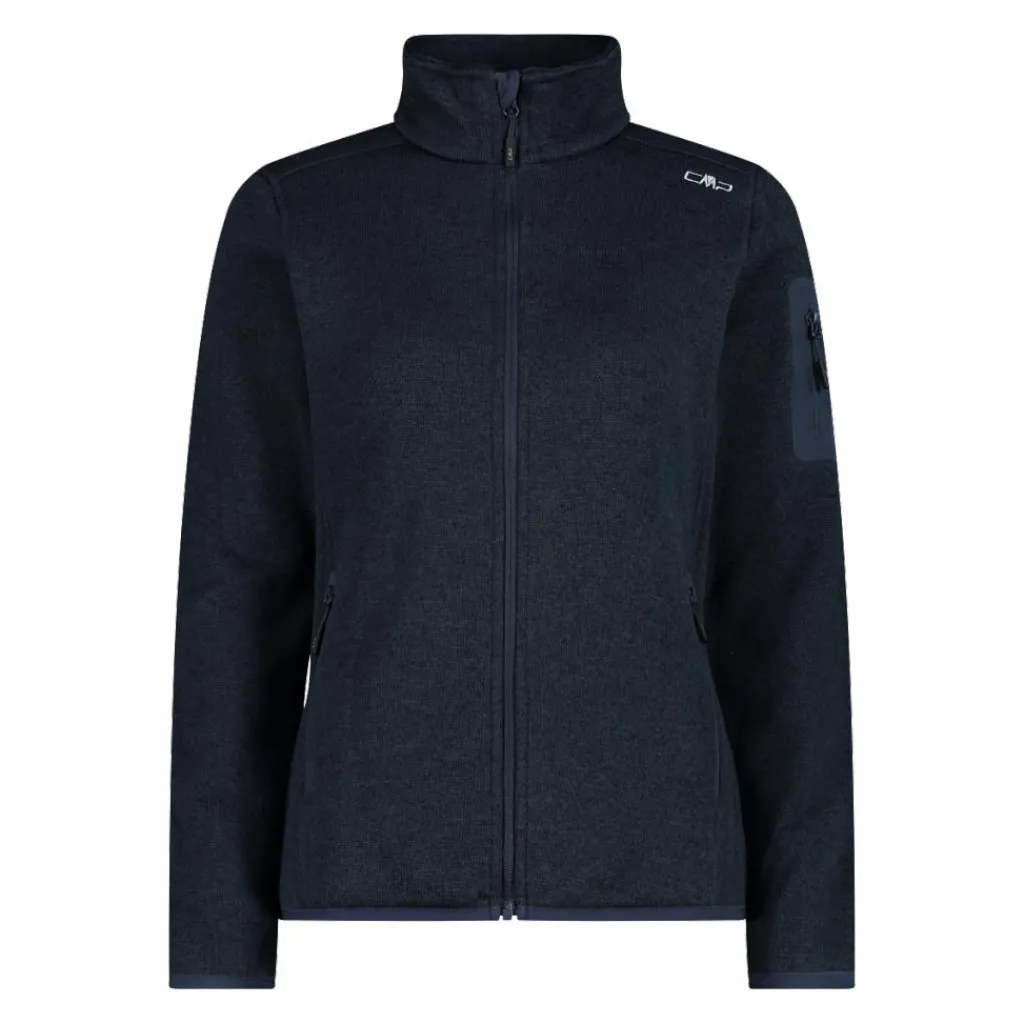 Damen schweres Fleecejacke Knit-Tech Meliert>CMP New