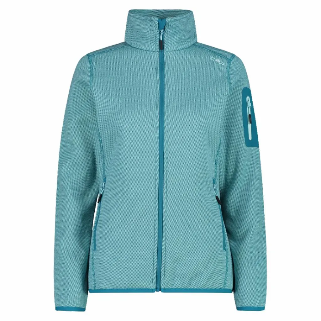 Damen schweres Fleecejacke Knit-Tech Meliert>CMP New