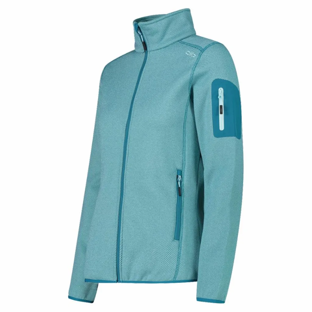 Damen schweres Fleecejacke Knit-Tech Meliert>CMP New
