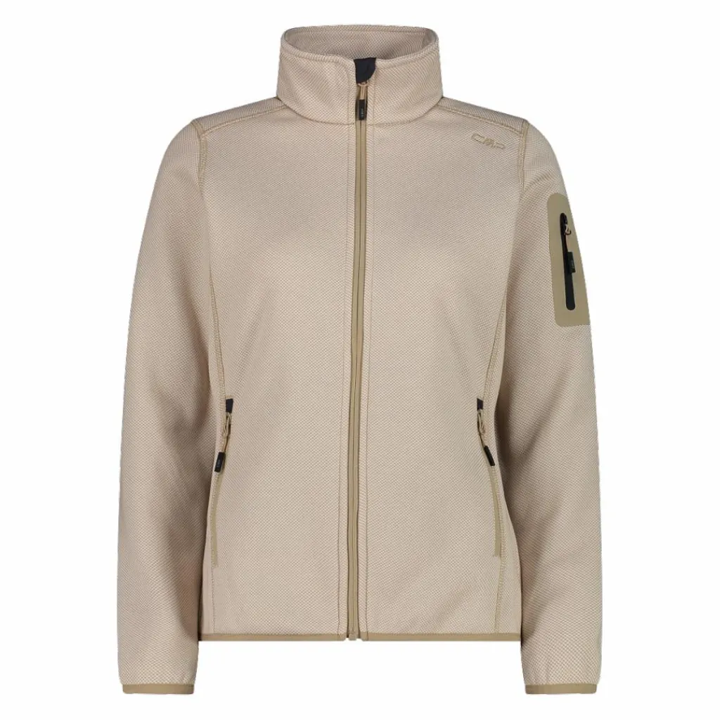 Damen schweres Fleecejacke Knit-Tech Meliert>CMP New