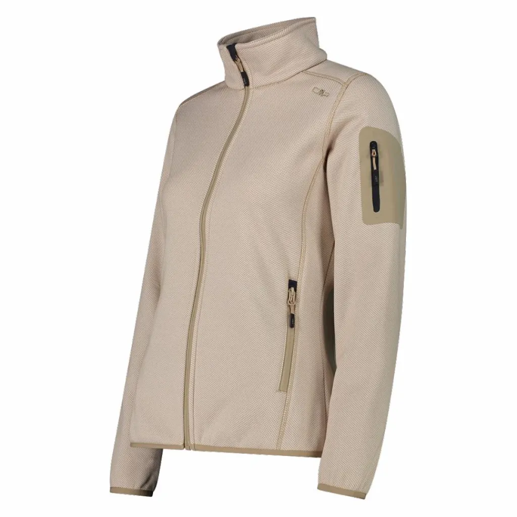Damen schweres Fleecejacke Knit-Tech Meliert>CMP New