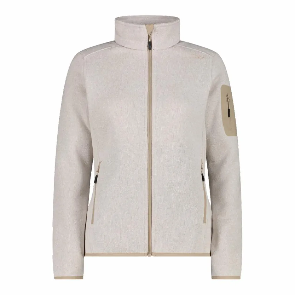 Damen schweres Fleecejacke Knit-Tech Meliert>CMP New