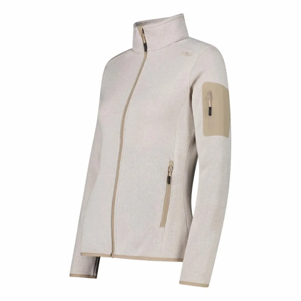 Damen schweres Fleecejacke Knit-Tech Meliert>CMP New