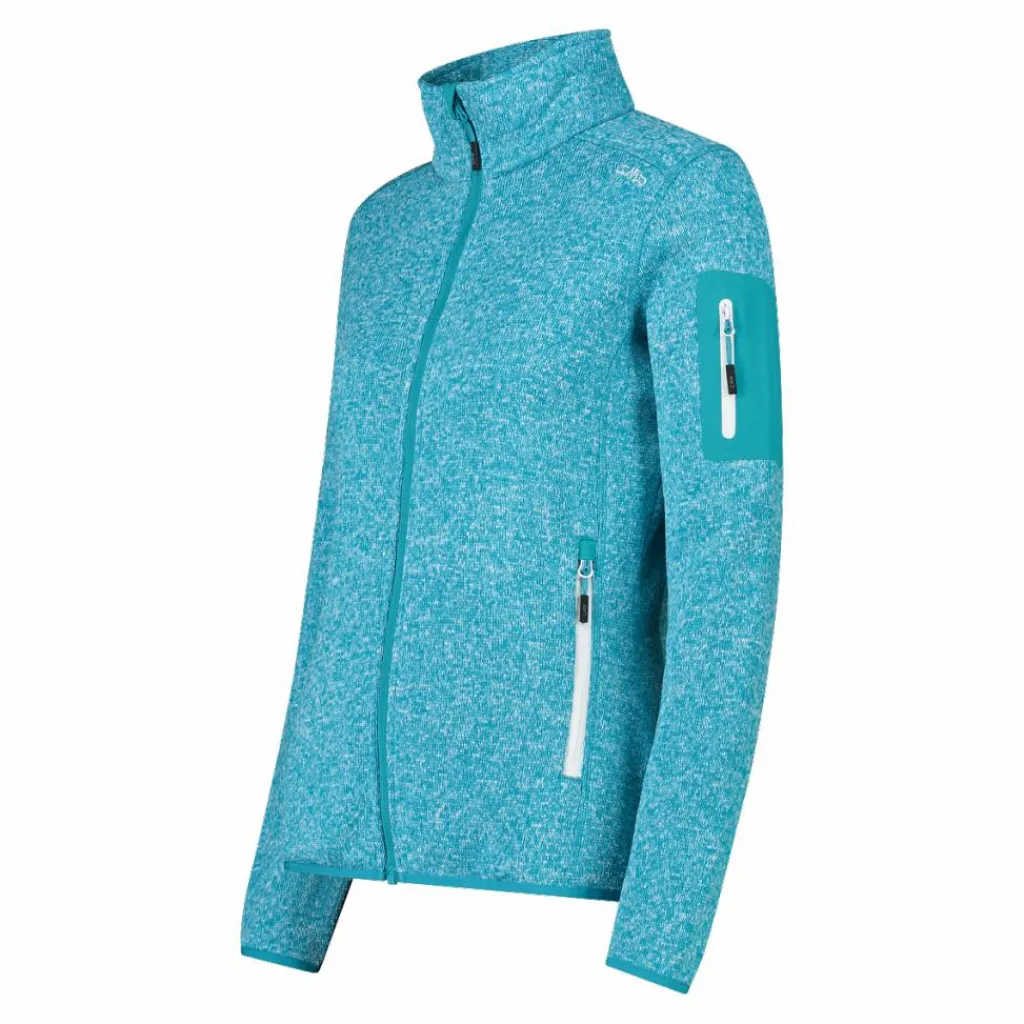 Damen schweres Fleecejacke Knit-Tech Meliert>CMP New