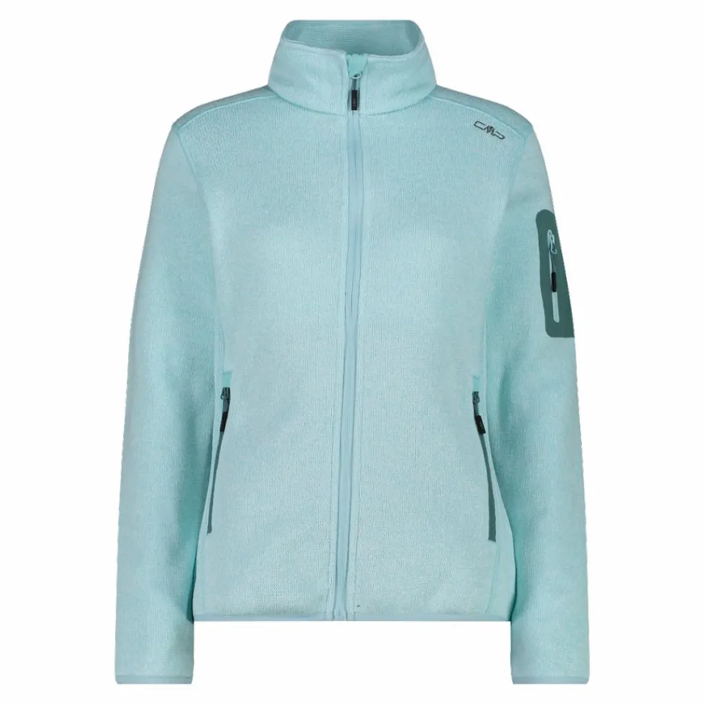 Damen schweres Fleecejacke Knit-Tech Meliert>CMP New