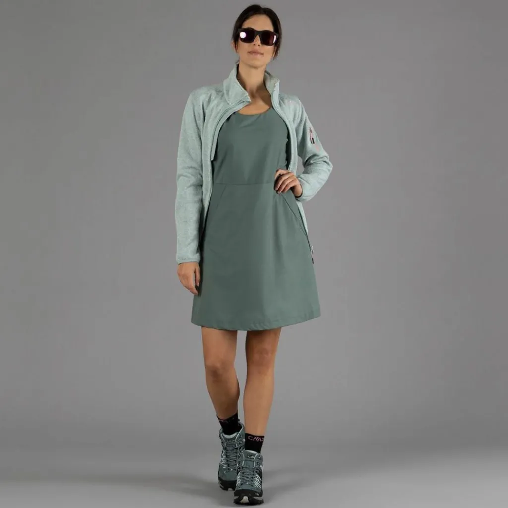 Damen schweres Fleecejacke Knit-Tech Meliert>CMP New