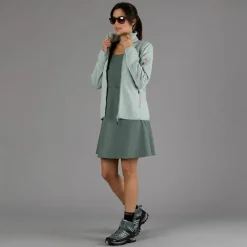 Damen schweres Fleecejacke Knit-Tech Meliert><noscript><img width=
