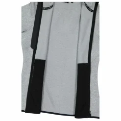 Damen schweres Fleecejacke Knit-Tech in melierter Optik mit Kapuze><noscript><img width=