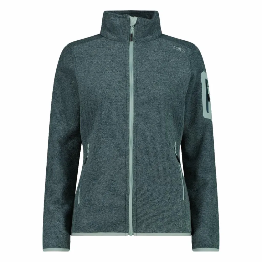 Damen schweres Fleecejacke Knit-Tech Meliert>CMP Online