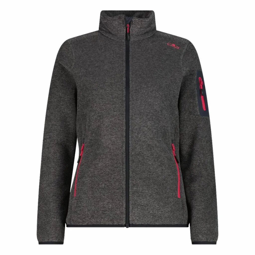Damen schweres Fleecejacke Knit-Tech Meliert>CMP Online