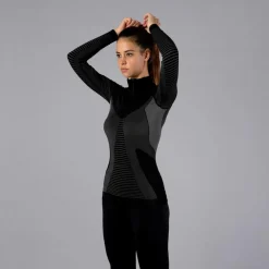 Damen Seamless Multifunktions langärmeliges Sweat><noscript><img width=
