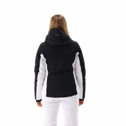 Damen Skijacke aus Twill mit abnehmbarer Kapuze><noscript><img width=