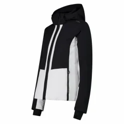 Damen Skijacke aus Twill mit abnehmbarer Kapuze><noscript><img width=