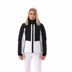 Damen Skijacke aus Twill mit abnehmbarer Kapuze><noscript><img width=