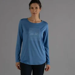 Damen Sweater aus leichtem Melange-Jersey><noscript><img width=