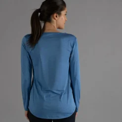 Damen Sweater aus leichtem Melange-Jersey><noscript><img width=