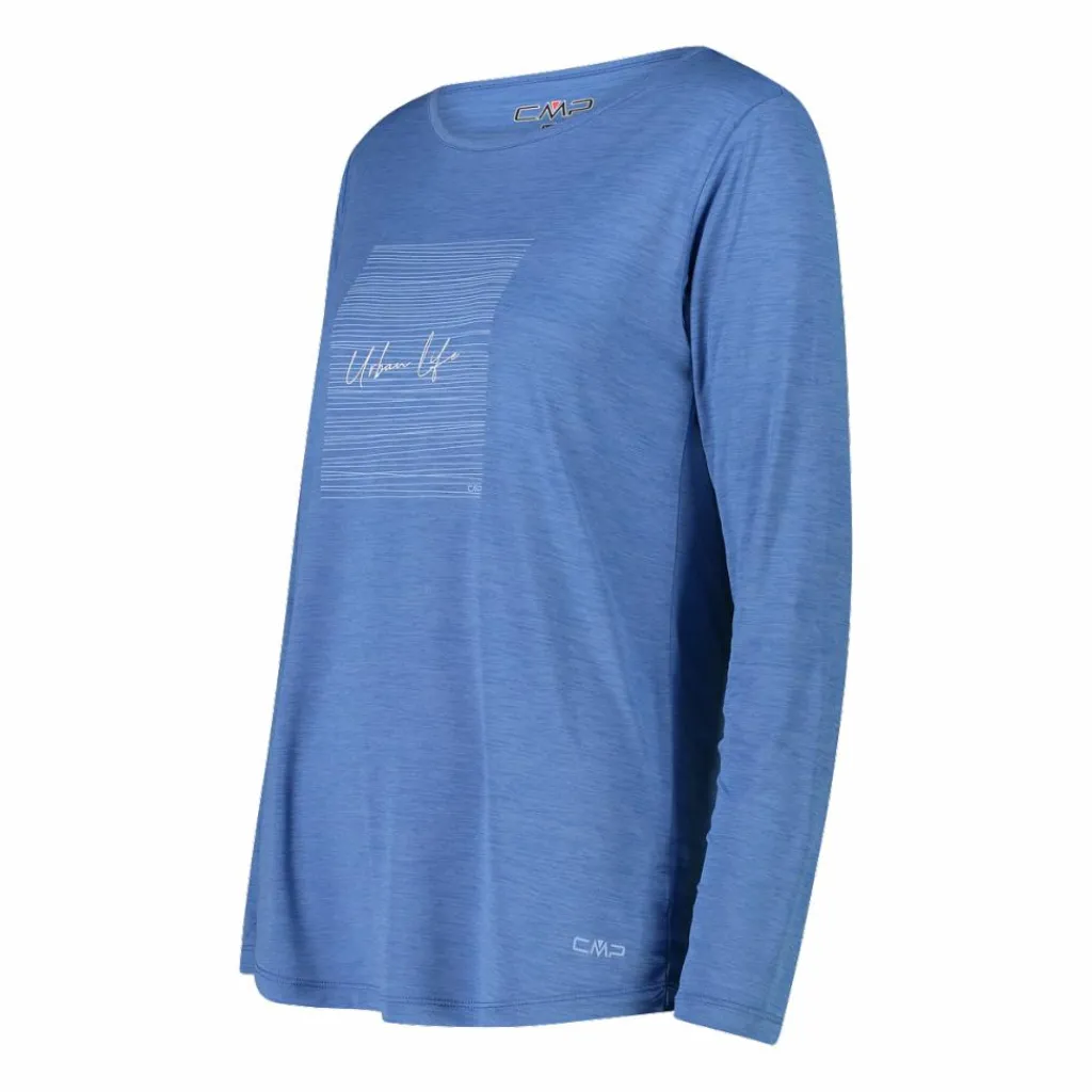 Damen Sweater aus leichtem Melange-Jersey>CMP Clearance