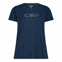 Damen T-Shirt mit Rundausschnitt und -Logo><noscript><img width=