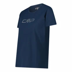 Damen T-Shirt mit Rundausschnitt und -Logo><noscript><img width=