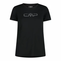 Damen T-Shirt mit Rundausschnitt und -Logo><noscript><img width=
